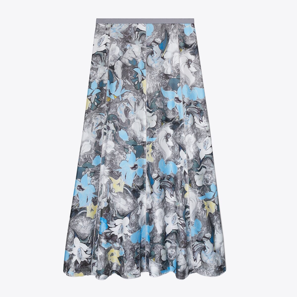 【関税&送料込】Tory Burch Gonna Midi In Seta Gonna stampata in twill di seta: Donna Abbigliamento