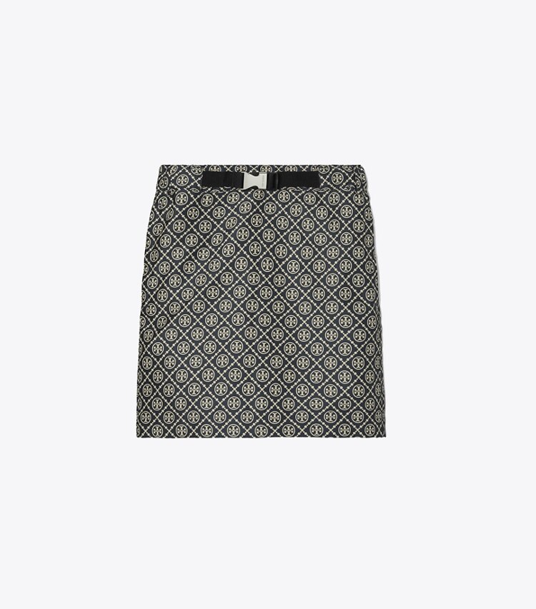 Tory Sport designer pantaloni Gonna T Monogram in jacquard tecnico in TORY NAVY T MONOGRAM SMALL SPORT front
