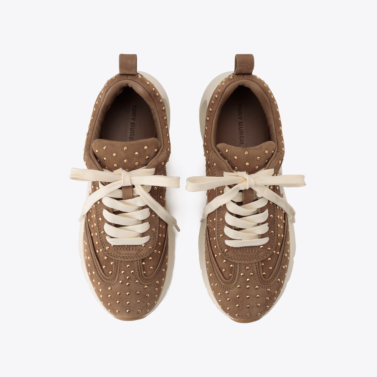 スニーカー Tory Burch SS25 \"Good Luck\" sneakers (161961 043) Good Luck Studded Trainer: Women's Shoes | Sneakers | Tory