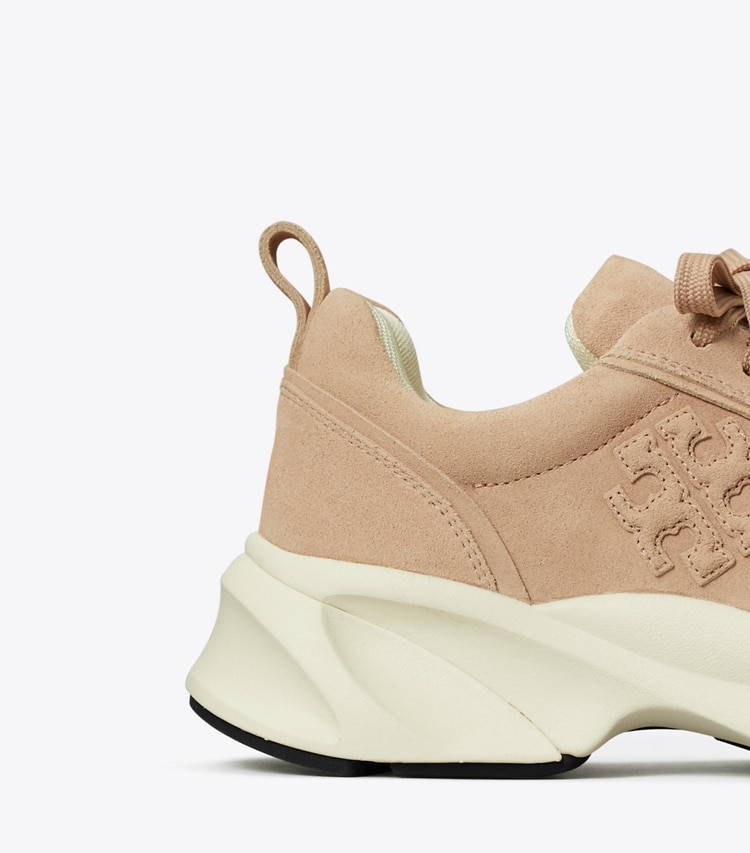Tory Burch designer sneakers Good Luck Trainer in MALVA / MALVA / MALVA detail