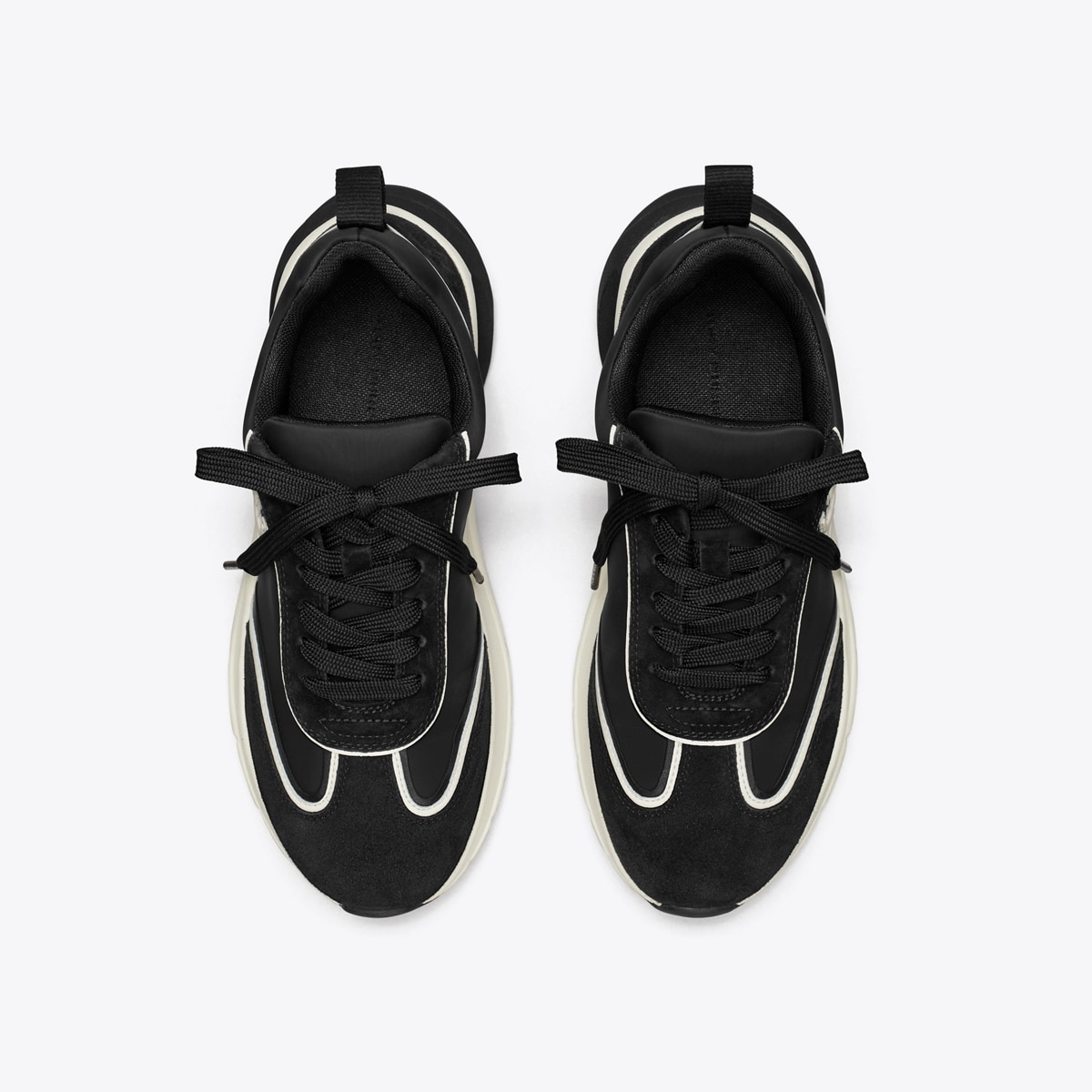 Tory Burch☆Good Luck ジャカード&スエード スニーカー♪送料込 good-luck-trainer-overhead.