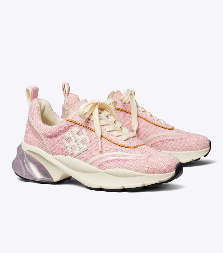 Designer pink sneakers on sale