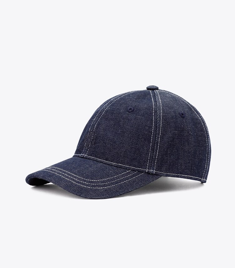Tory Sport diseñador sombreros Gorra con logotipo en Royal Navy ángulo