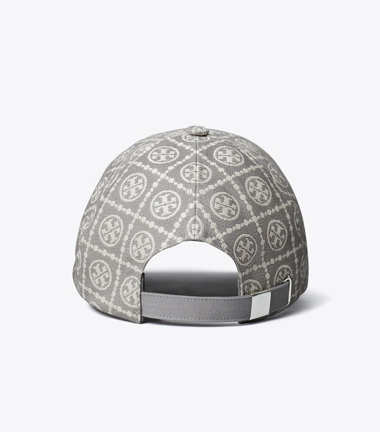 Tory Burch diseñador sombreros Gorra de béisbol con monograma T en Dorian Gray volver