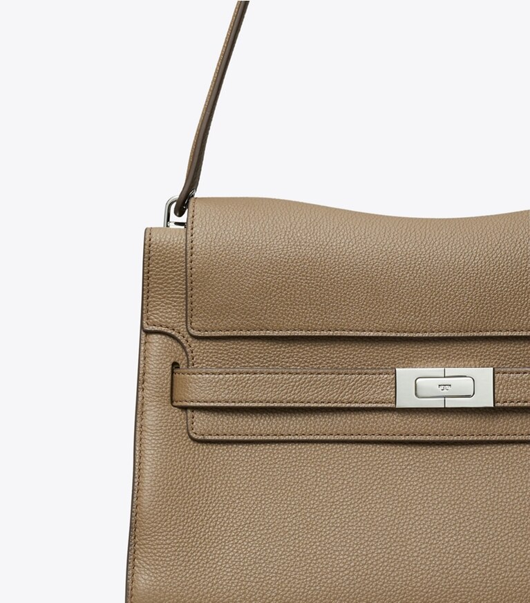 Tory Burch designer sacs porté épaule Grand sac porté épaule Lee Radziwill in Wild Mushroom informations