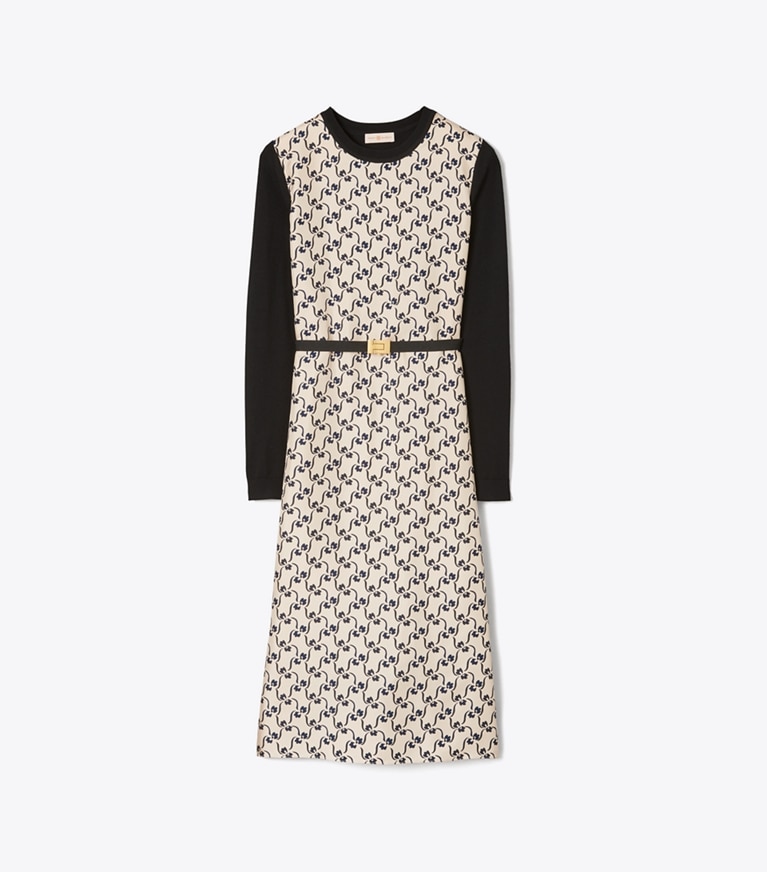 Tory Burch designer dresses Greer Dress in SESAME JAPANESE FLORAL front