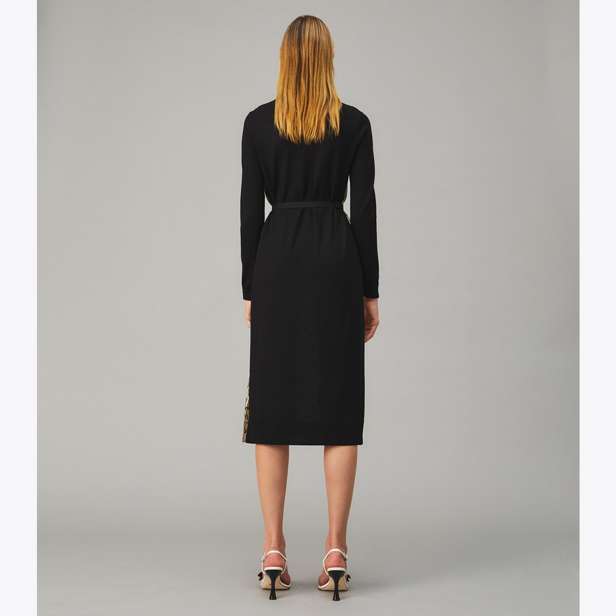ワンピース TORY BURCH Woman Dress Black 164519 001 Smocked Cotton Dress: Women's Designer Dresses | Tory Burch