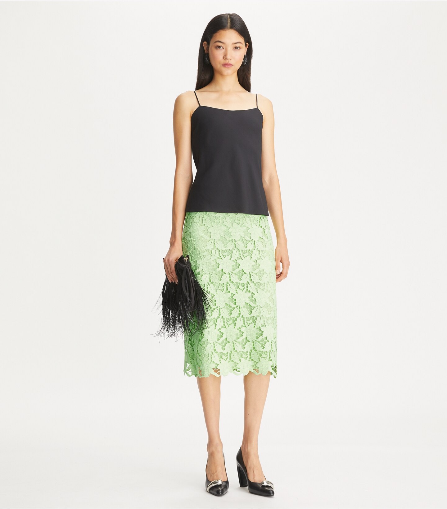 Guipure Lace Skirt