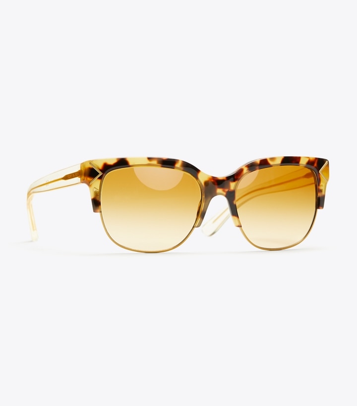 tory burch split frame sunglasses