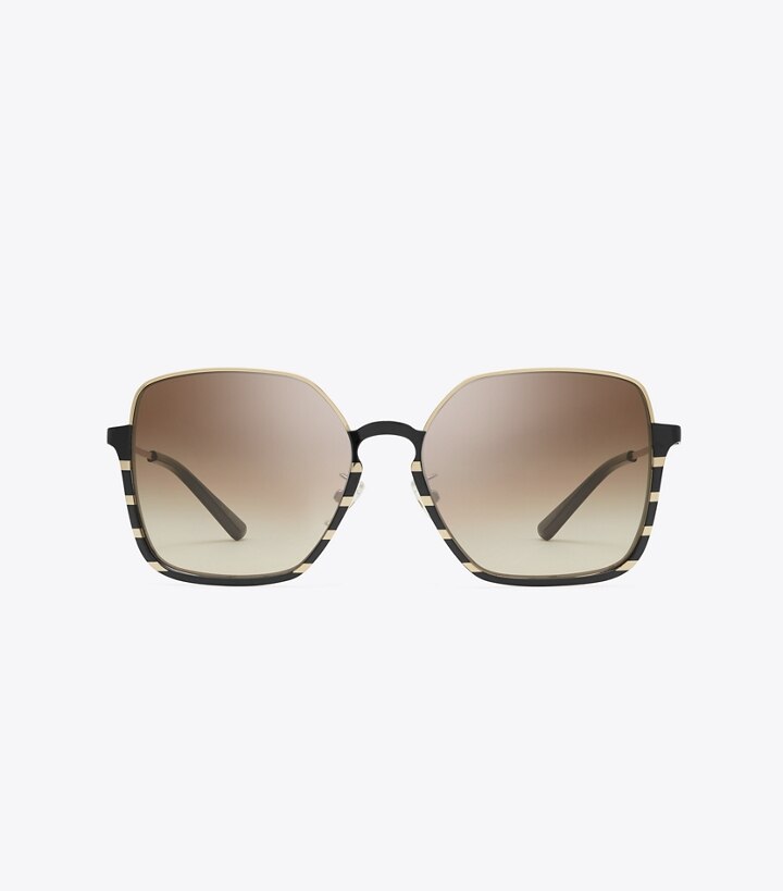 HalfRim Wire Sunglasses Women's Designer Sunglasses & Eyewear Tory