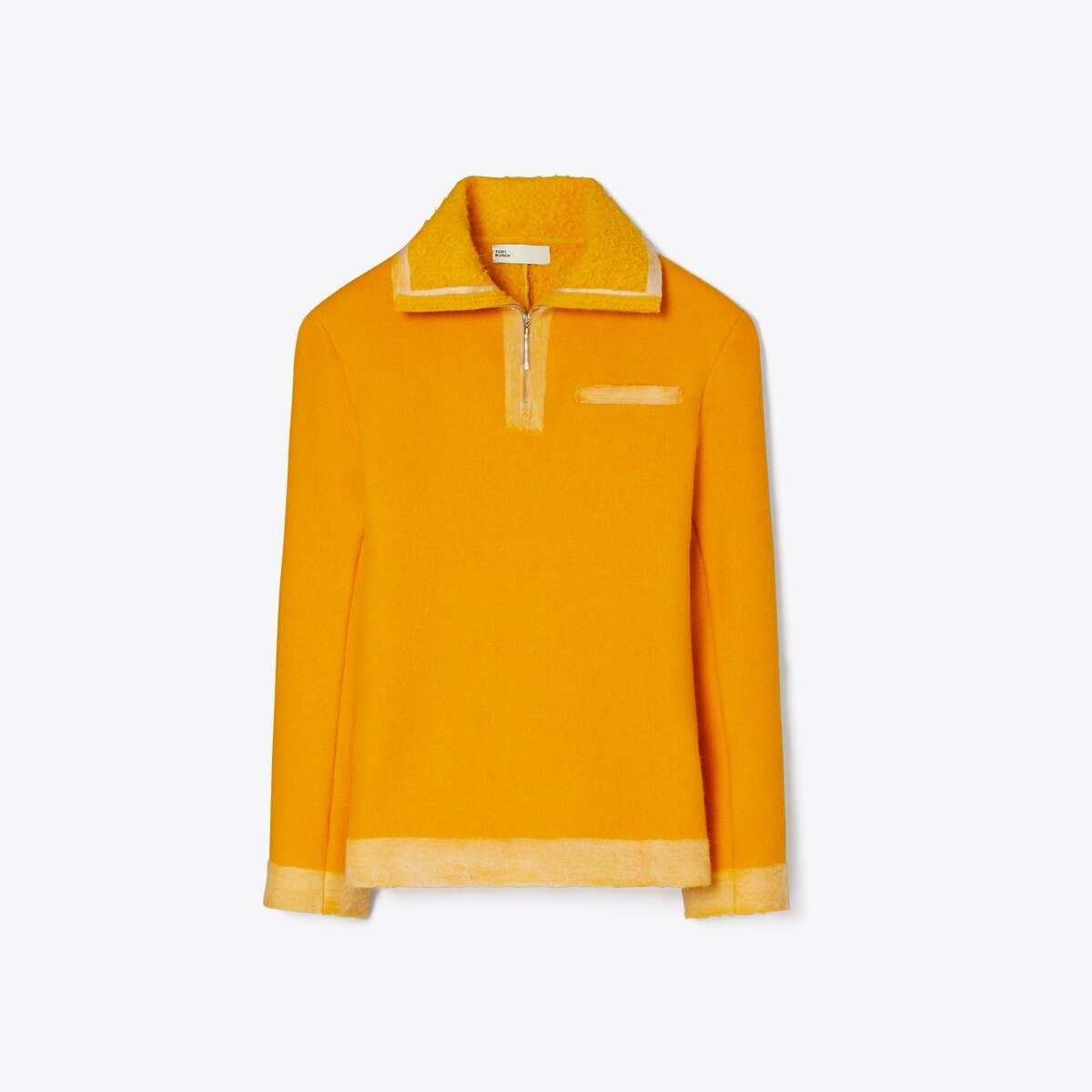 HALF-ZIP WOOL SWEATSHIRT