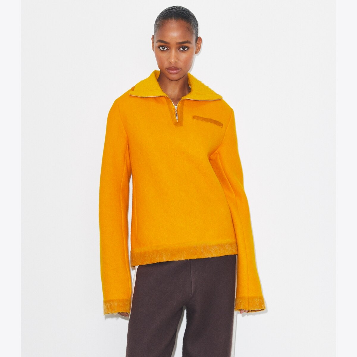 HALF-ZIP WOOL SWEATSHIRT - thumbnail 2