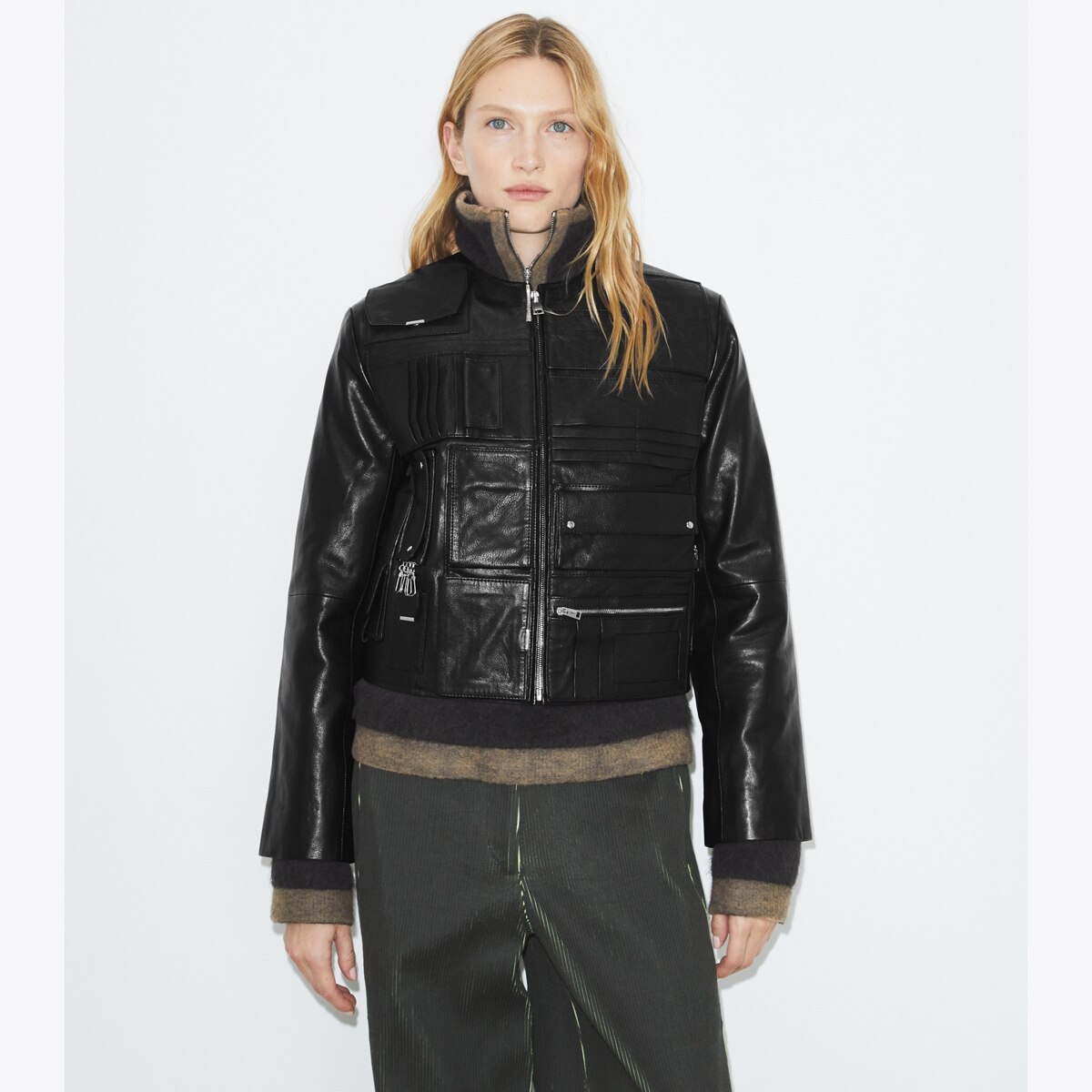 Handbag Leather Jacket: Women's Clothing | Jackets | Tory Burch EU