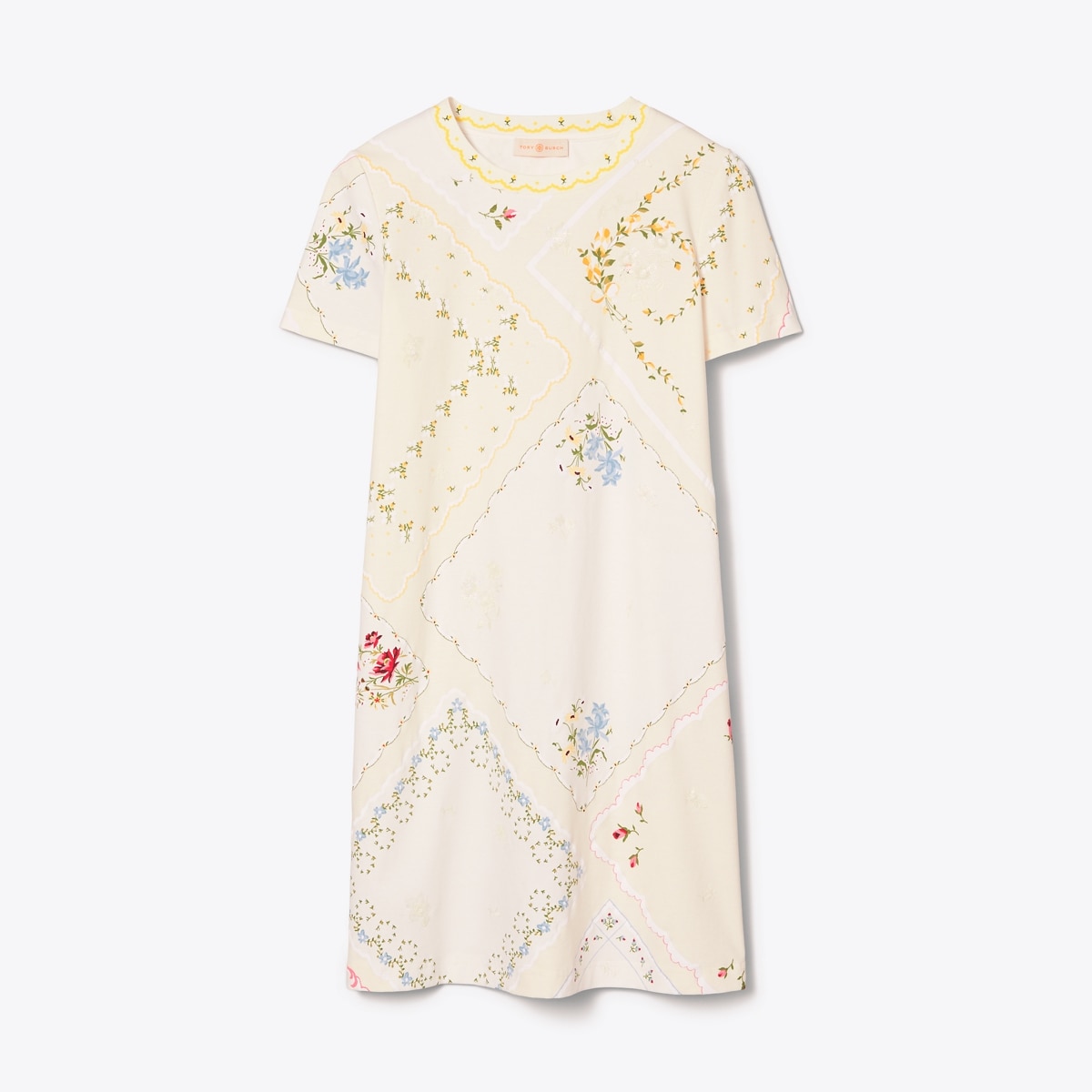 Handkerchief Printed T-Shirt Dress