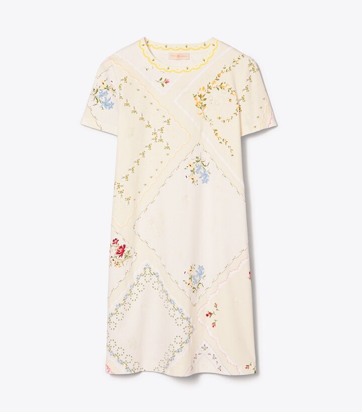 Handkerchief Printed T-Shirt Dress