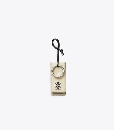 Tory Burch designer bag charms & key rings Hangtag Key Charm in Multi front