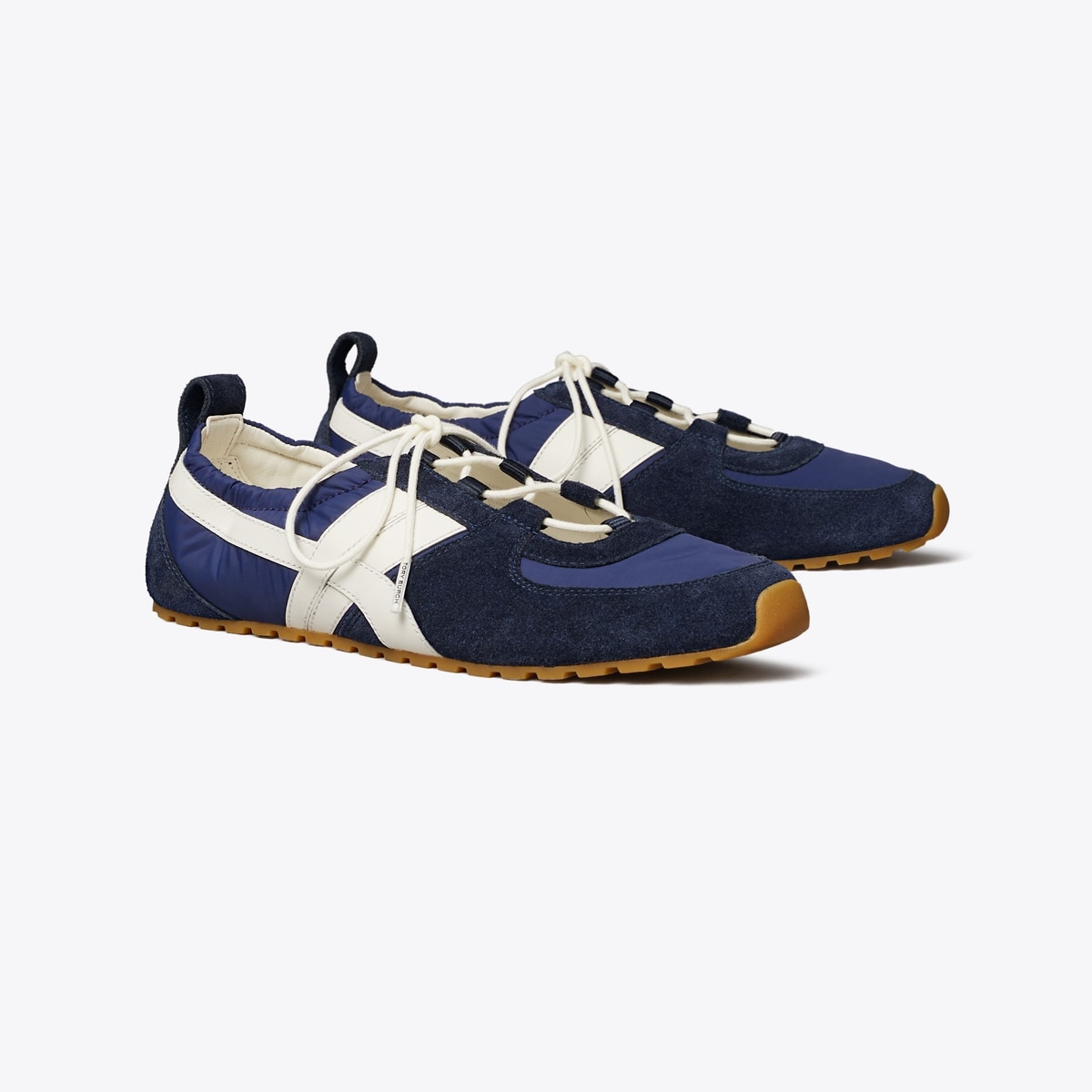 Hank Ballet Sneaker in navy blue | Tory Burch