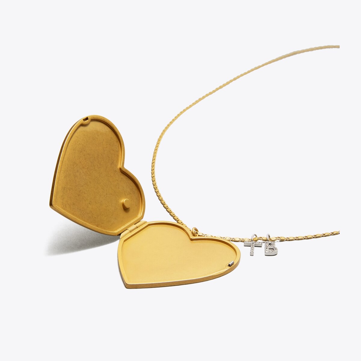 SALE!!【TORY BURCH】HEART LOCKET PENDANT NECKLACE♪可愛い♪ Heart Locket Pendant Necklace: Women's Designer Necklaces