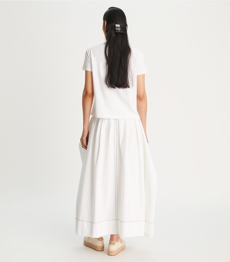 Tory Burch designer tops Heart Patch T-Shirt in White front