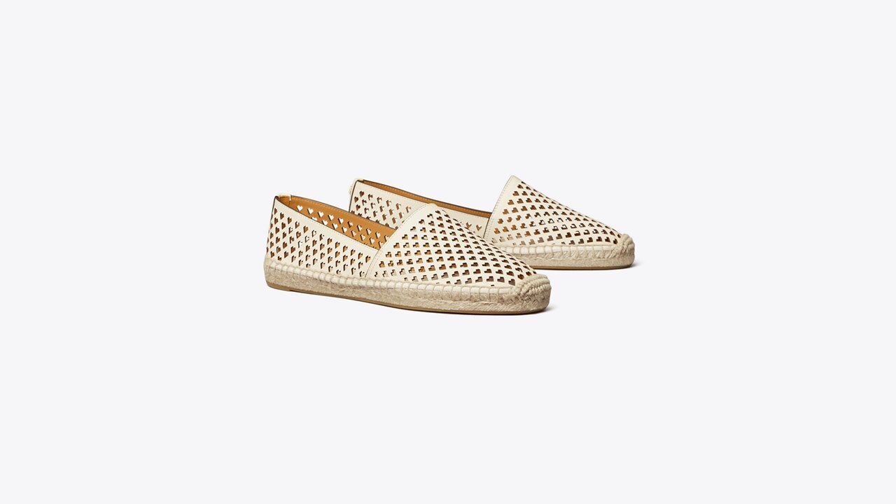 HeartPatterned Espadrille Women's Designer Espadrilles Tory Burch