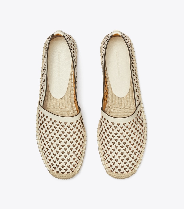 Tory burch shop perforated espadrilles