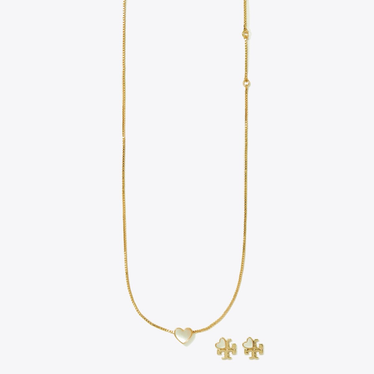 tory burch puffy heart necklace