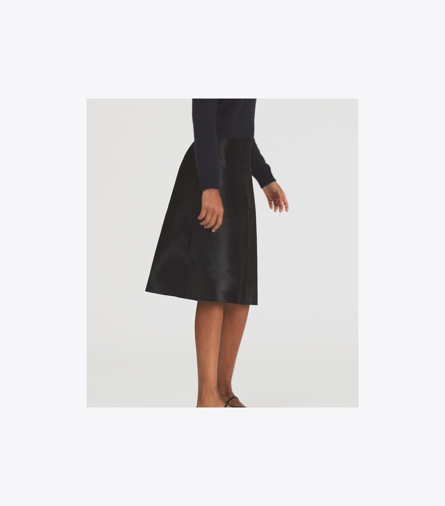 Heart Pick Stitch Cashmere Sweater
