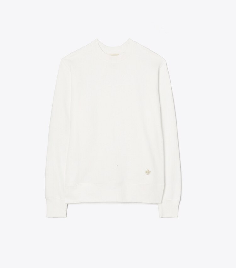 Heavy French Terry Crewneck: Women's Designer Sweaters | Tory Sport