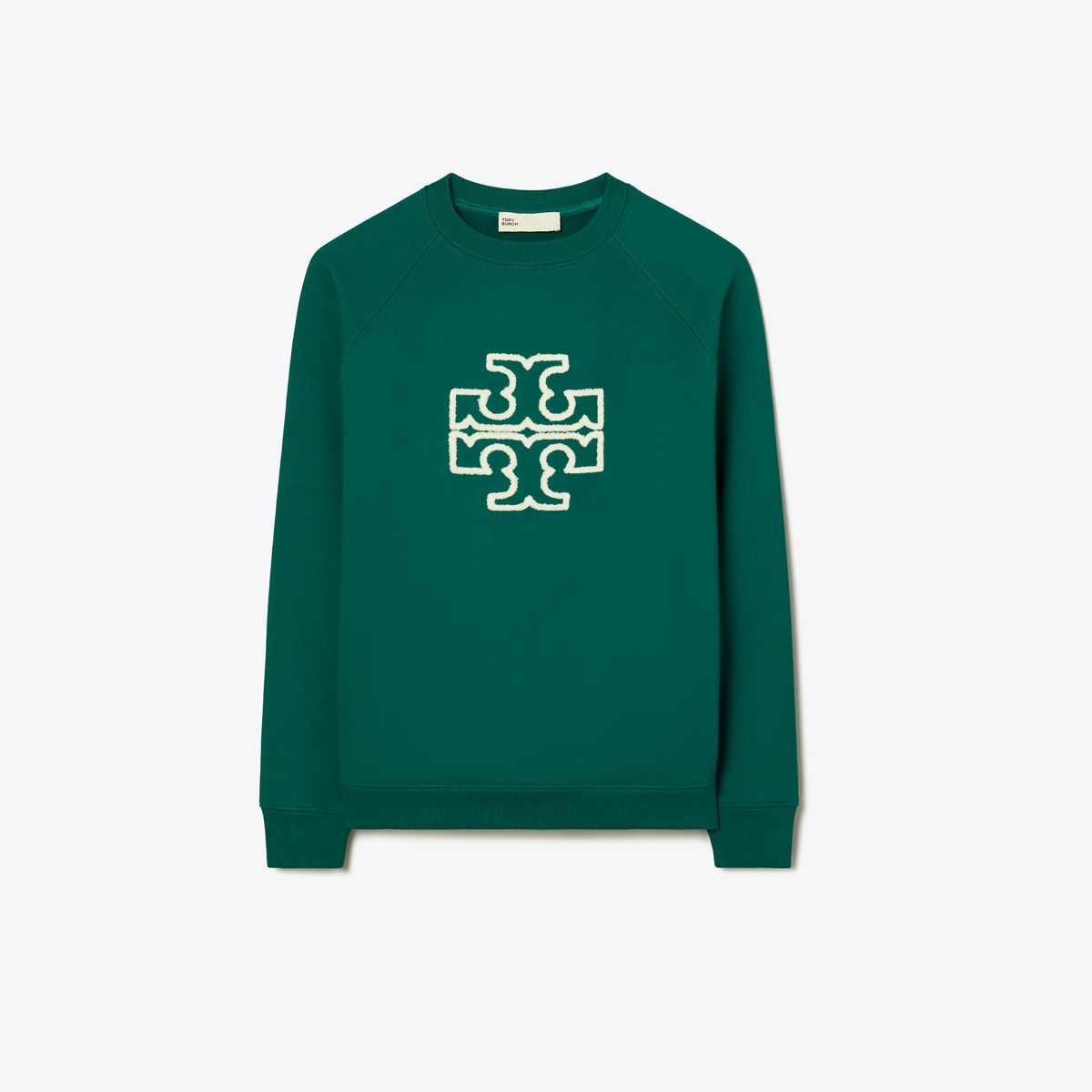 Heavy French Terry Logo Crewneck: Women's Designer Sweaters | Tory