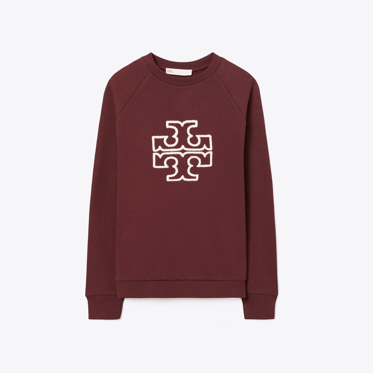 Heavy French Terry Logo Crewneck: Women's Designer Sweaters | Tory
