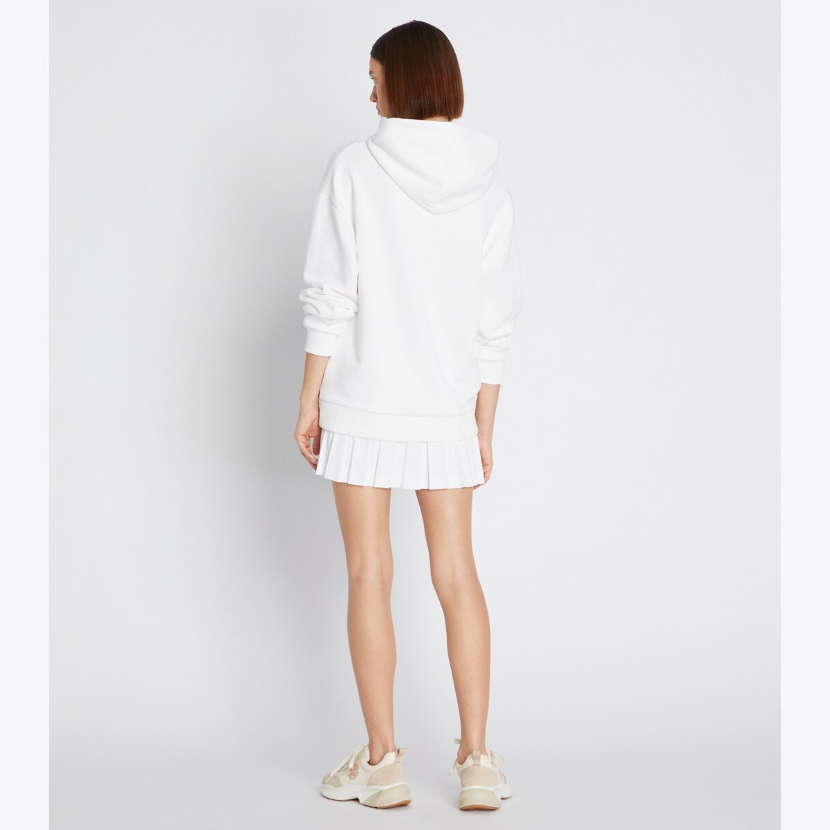 その他 Tory Burch FW22 SWEATSHIRT WITH FRONT ZIPPER (143172_405) french-terry-logo-sleeve-half-