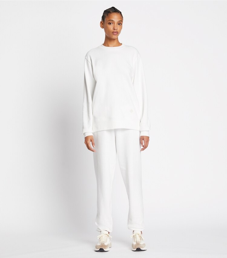 Heavy French Terry Sweatpant: Women's Designer Bottoms | Tory Sport