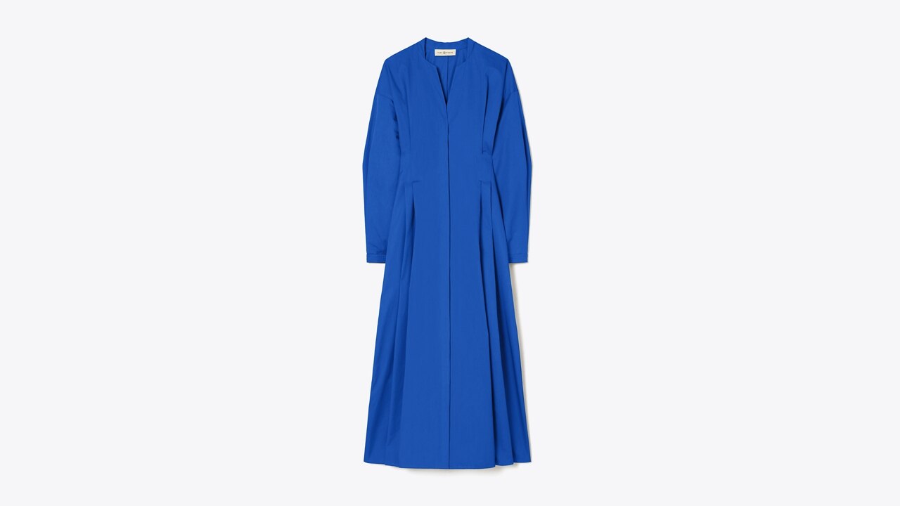 Hemdkleid aus Baumwollpopeline: Damen Kleidung | Kleider | Tory Burch DE