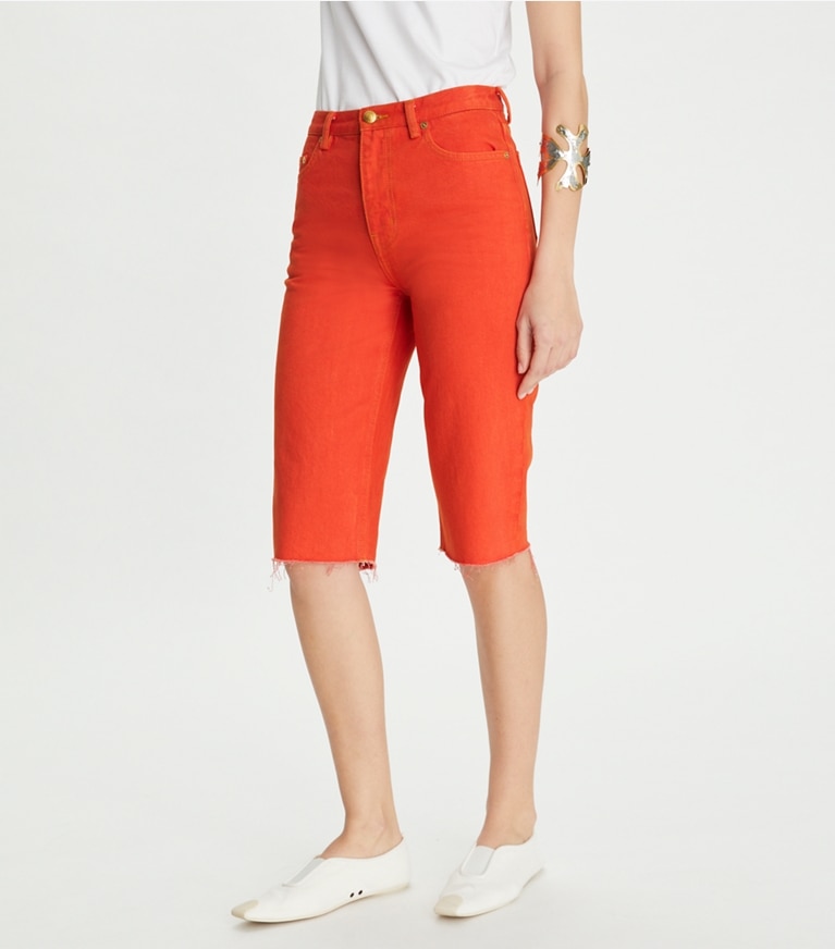 Tory burch discount cropped jeans