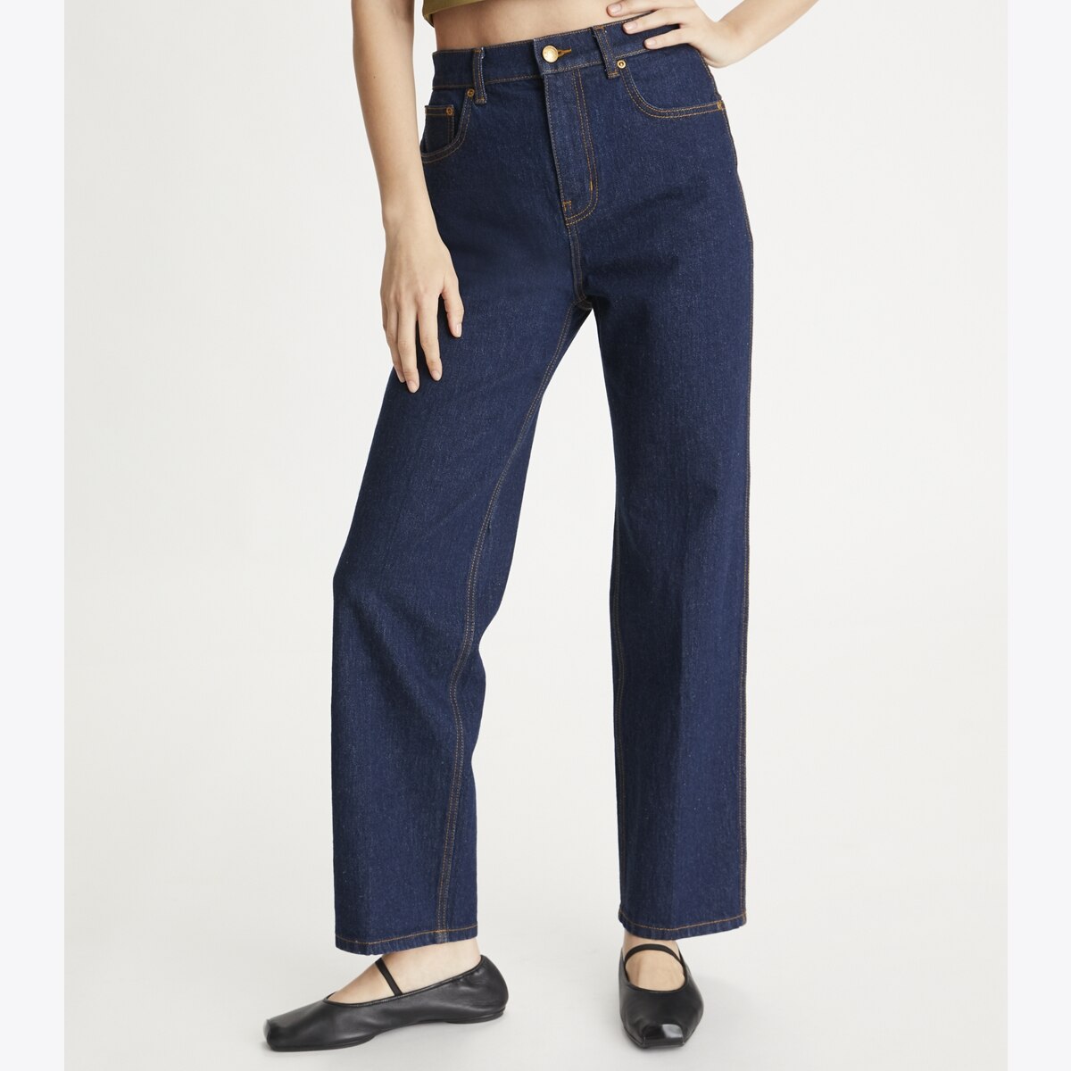 デニム・ジーパン Tory Burch DENIM JEANS Classic Denim Jean: Women's Designer Bottoms | Tory Burch