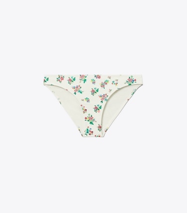 Tory Burch designer two pieces Hipster Bikini Bottom in Multi Ditsy Floral front