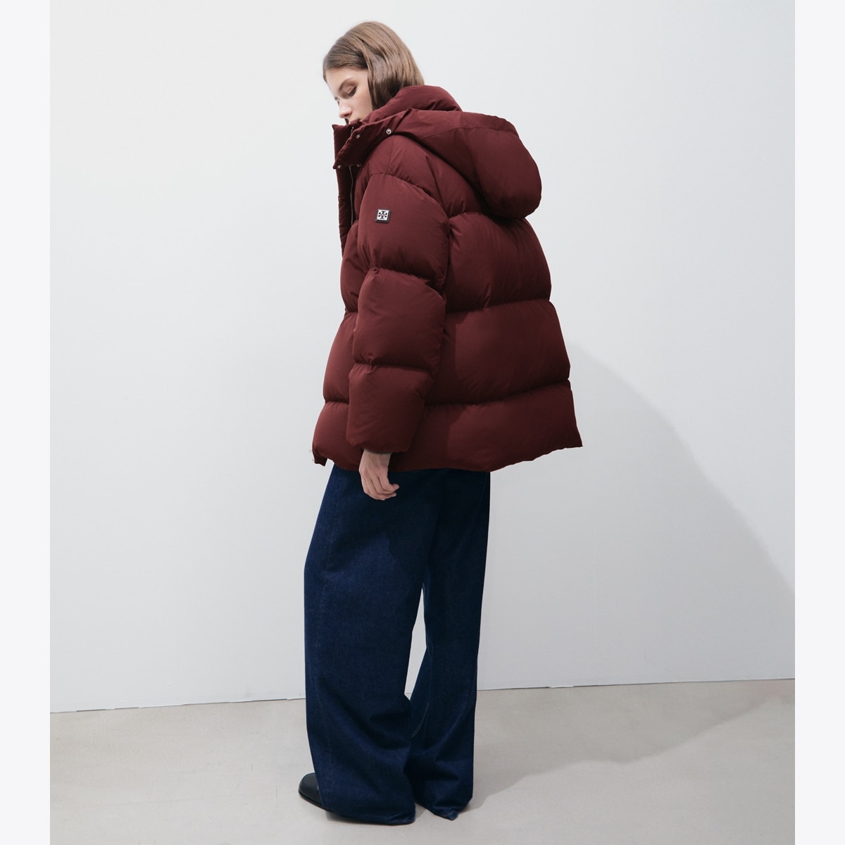 HOODED DOWN NYLON JACKET - thumbnail 4