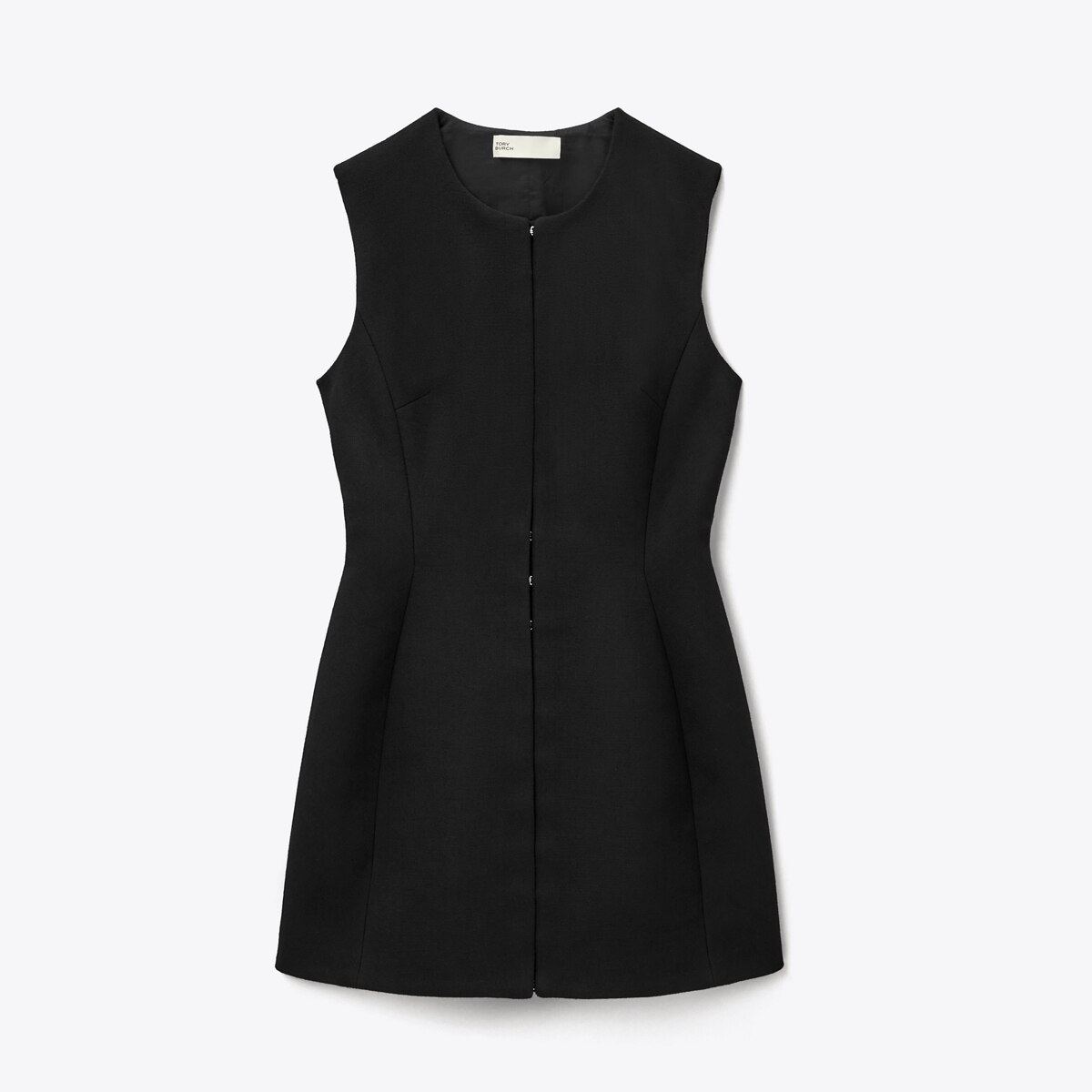 Tory Burch Wool Sleeveless Dress - Black - 4