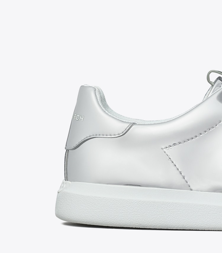Tory Burch designer sneakers Howell Court Sneaker in ARGENTO detail