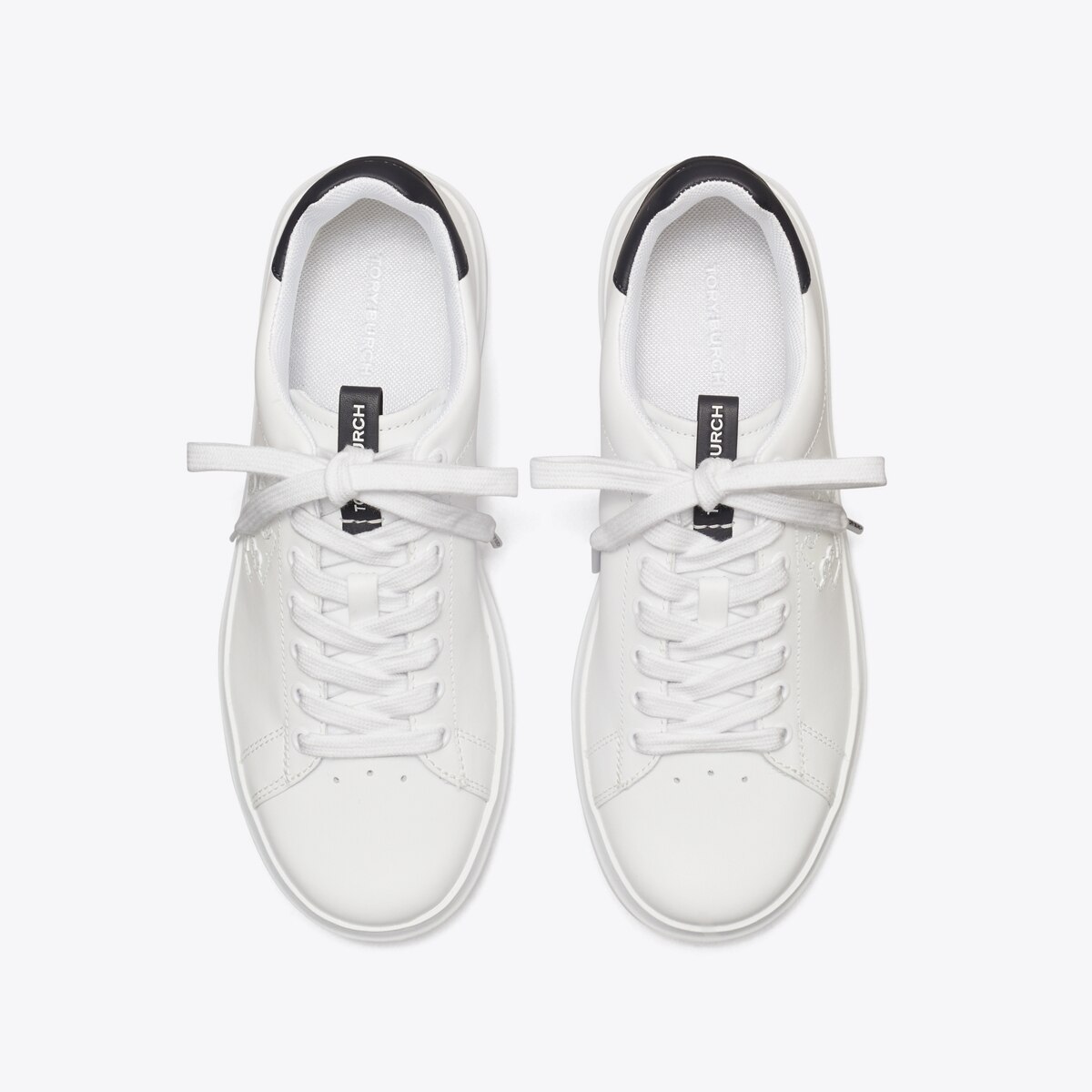スニーカー Tory Burch White Nappa Leather Howell Court Sneakers Howell Court Sneaker: Women's Designer Sneakers | Tory Burch