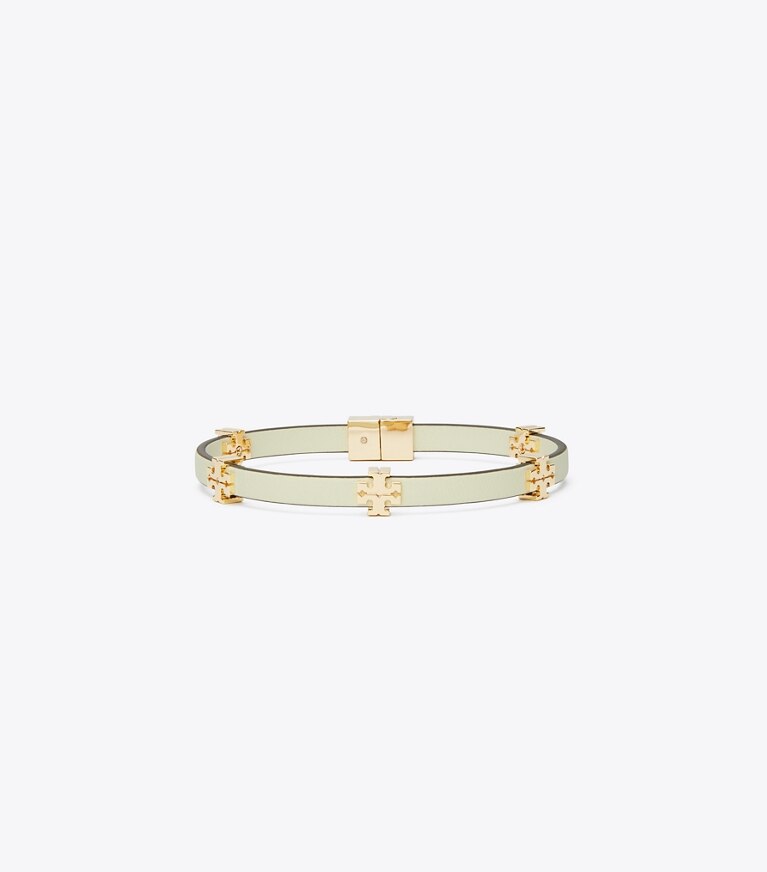 Tory Burch designer armbänder Icon Bio-Armband in Tory Gold / Warm White front