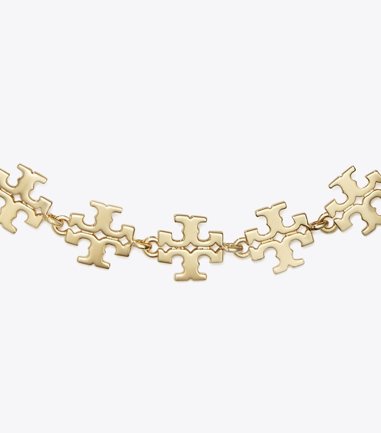 Tory Burch designer bracelets Icon Bracelet in Tory Gold front