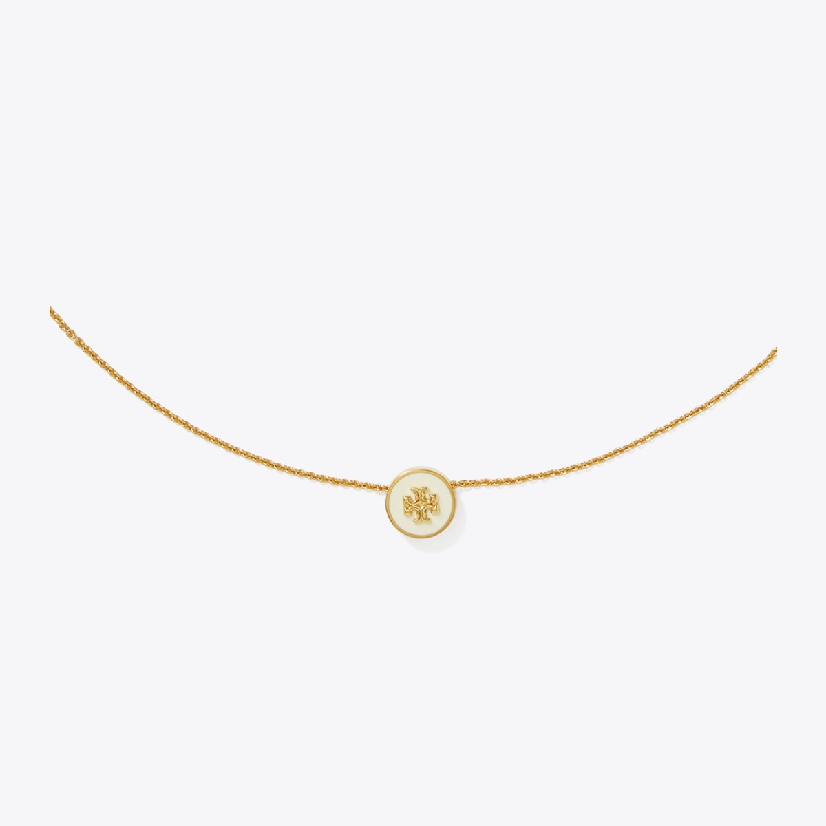Icon Enamel Pendant Necklace: Women's Designer Necklaces | Tory Burch
