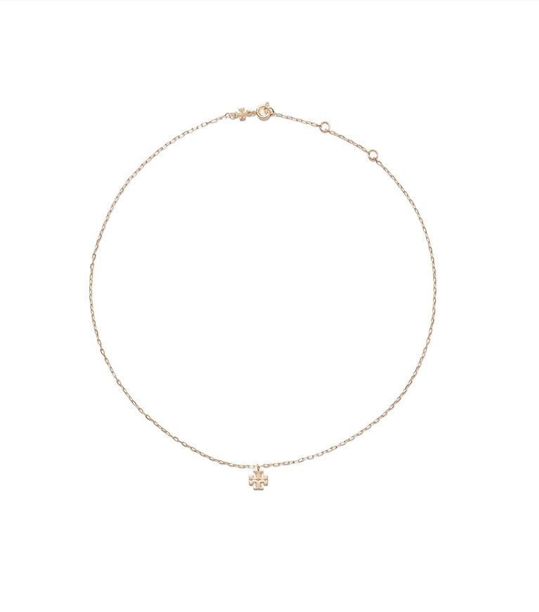 Tory Burch designer halsketten Icon Halskette mit Anhänger in Tory Gold additional