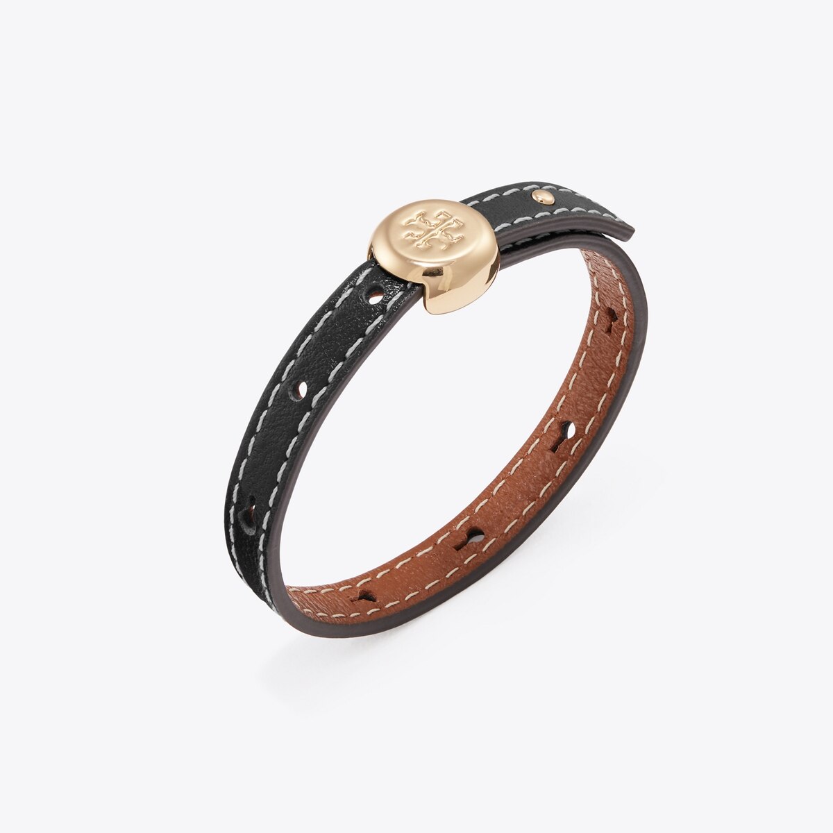 Icon Leather Bracelet: Women's Designer Bracelets | Tory Burch