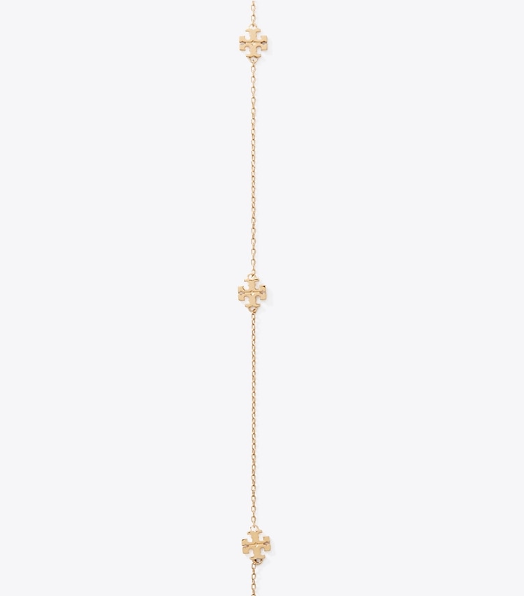 Tory Burch designer necklaces Icon Long Necklace in Tory Gold detail