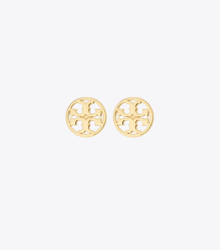Tory Burch designer ohrringe Icon Ohrstecker in Tory Gold front