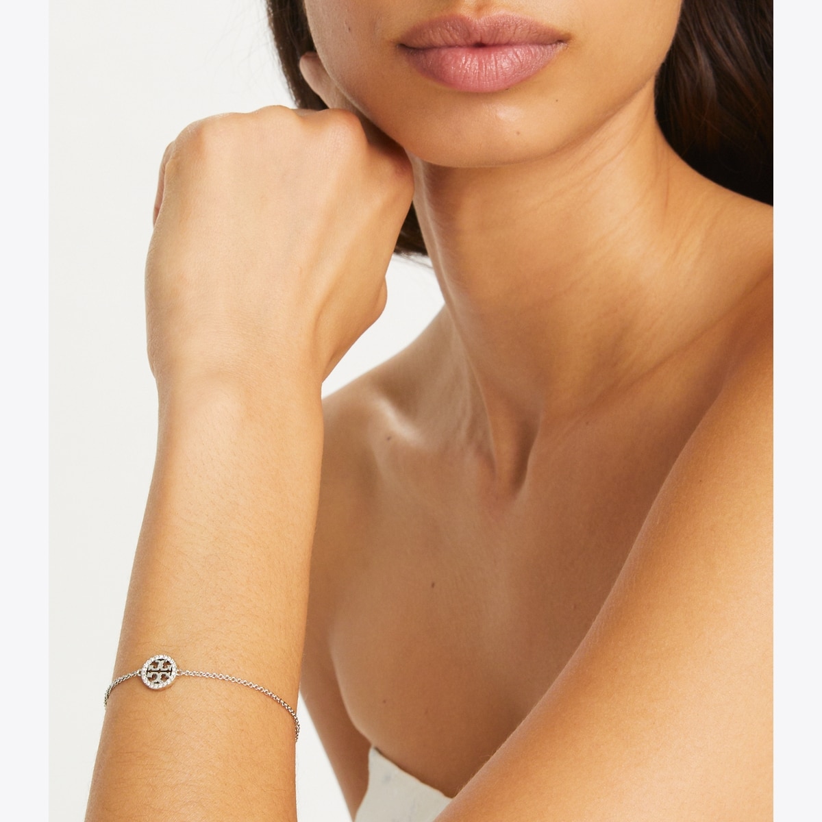 Icon Pavé Chain Bracelet: Women