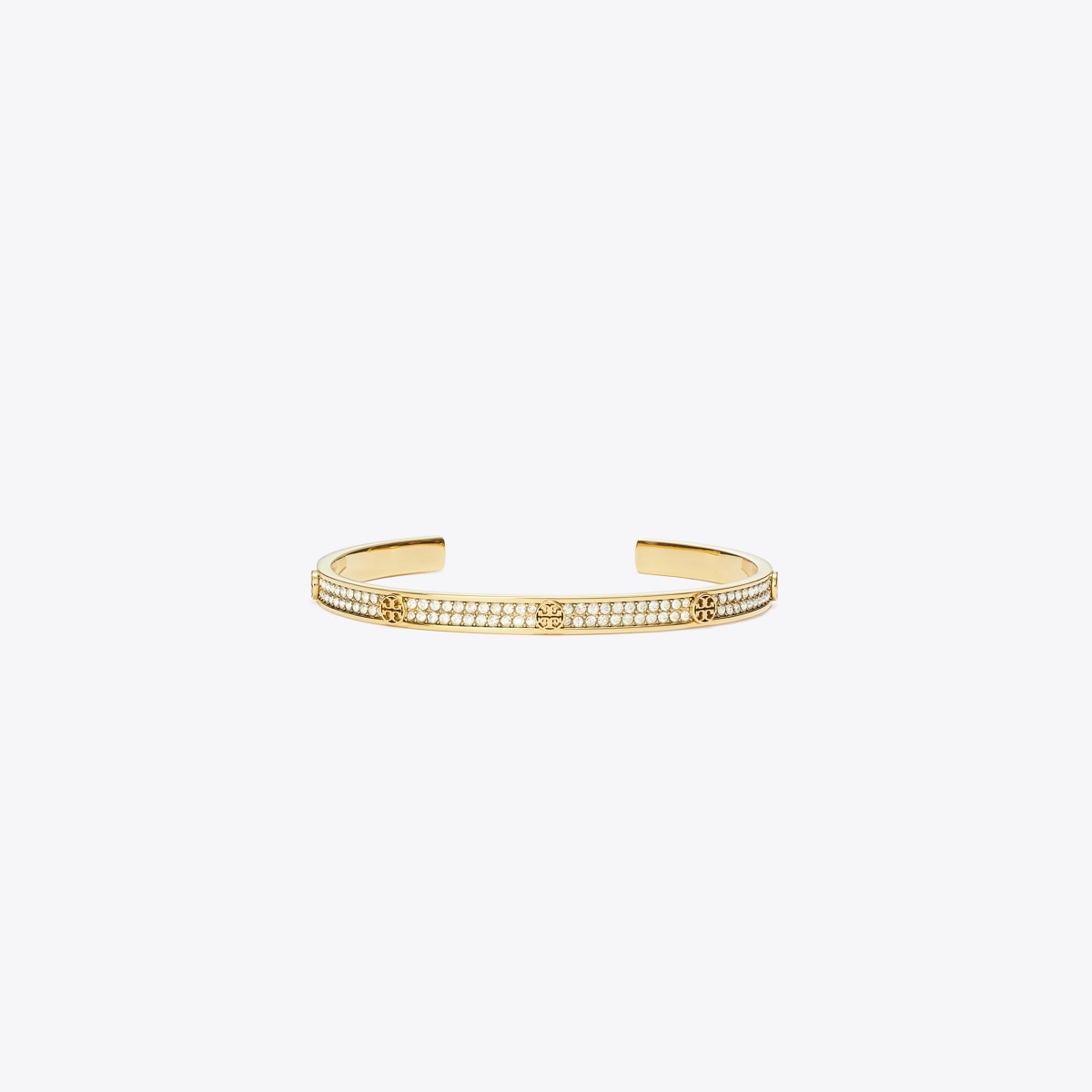 Tory Burch Gold Logo Cuff Bracelet Tory Burch black and gold logo cuff bracelet!... | Depop main image 3