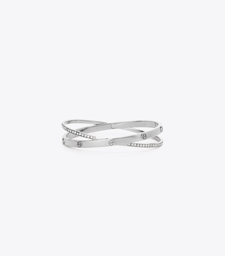 Icon Pavé Double Bracelet by Tory Burch
